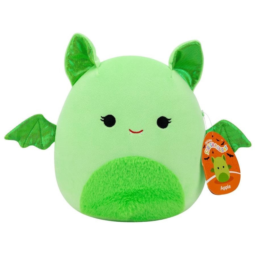 SQUISHMALLOWS 12 INCH PLUSH - 2025 HALLOWEEN COLLECTION - APPLE THE GREEN BAT - Toyworld Frankston