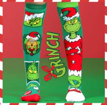 MADMIA - MERRY GRINCHMAS KNEE-HIGH SOCKS 6-99 YRS