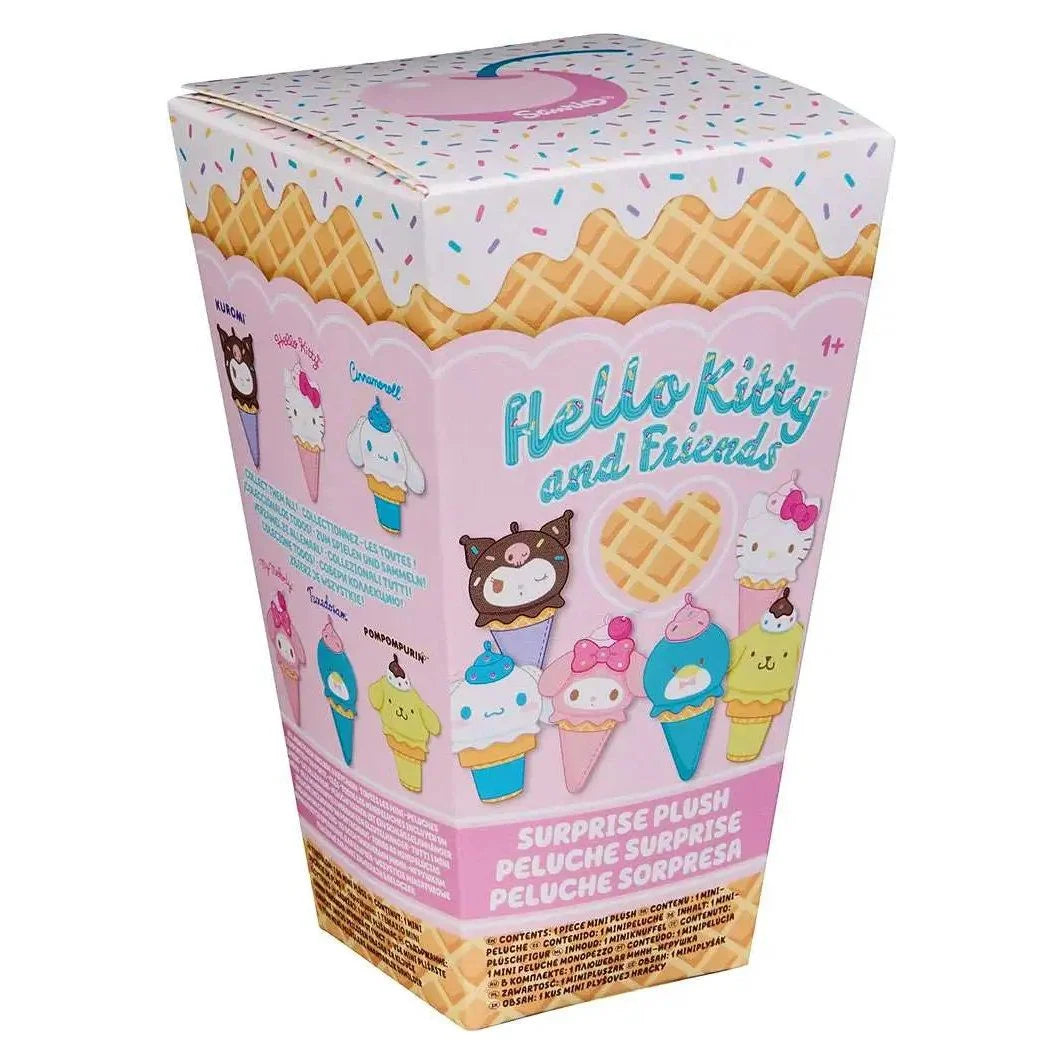 GUND HELLO KITTY & FRIENDS SURPRISE ICE CREAM PLUSH BLIND BOX