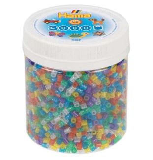 HAMA GLITTER BEADS 3000PCS