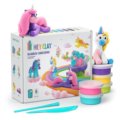 HEY CLAY RAINBOW UNICORNS SET 15 CANS