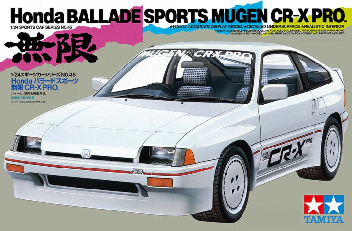 TAMIYA 1:24 HONDA BALLADE SPORTS MUGEN CR-X PRO MODEL KIT