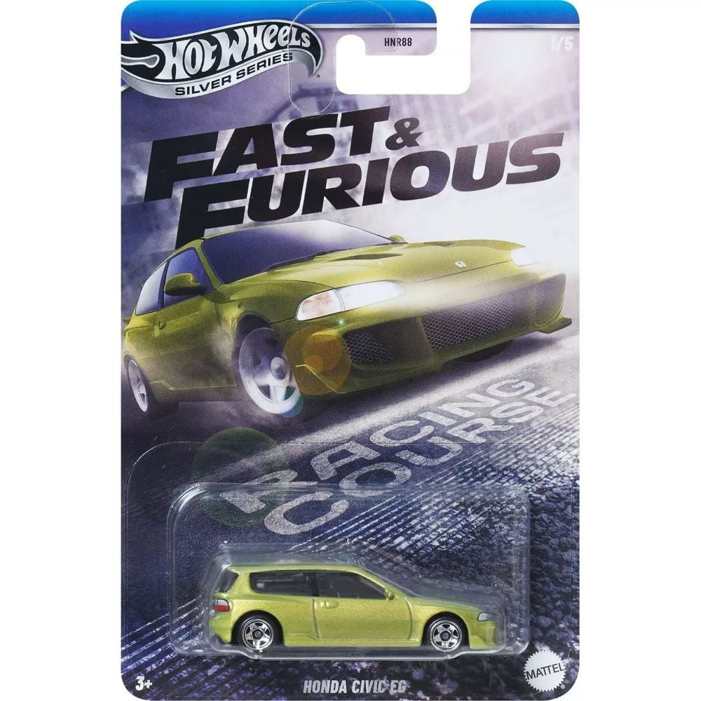 HOT WHEELS FAST & FURIOUS RACING COURSE - HONDA CIVIC EG - Toyworld Frankston