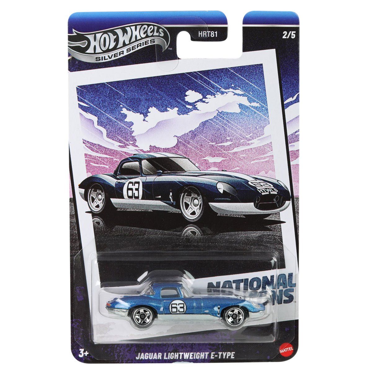 HOT WHEELS NATIONAL ICONS - JAGUAR LIGHTWEIGHT E-TYPE - Toyworld Frankston