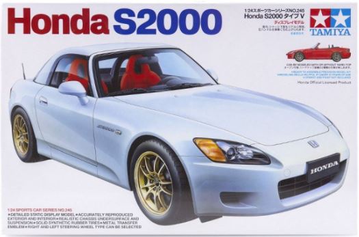TAMIYA 1:24 HONDA S2000 SPORTS CAR MODEL KIT - Toyworld Frankston
