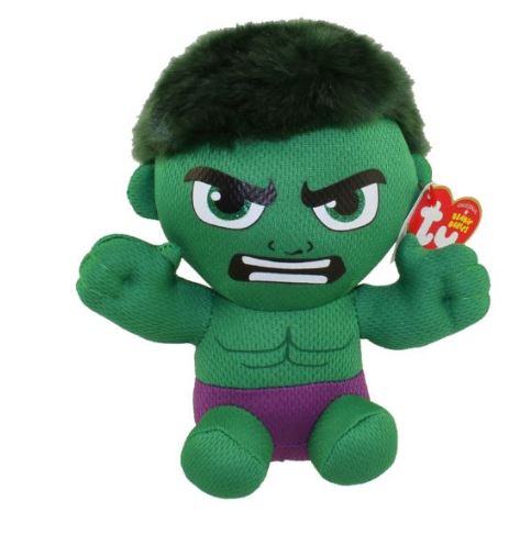 TY BEANIE BABIES - MARVEL THE INCREDIBLE HULK REGULAR - Toyworld Frankston