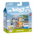 Bingo and Socks figurines with a blue cooler and ice blocks