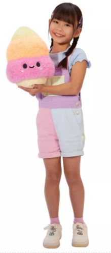 FLUFFIE STUFFIE SERIES 1 LARGE PLUSH - ICE CREAM