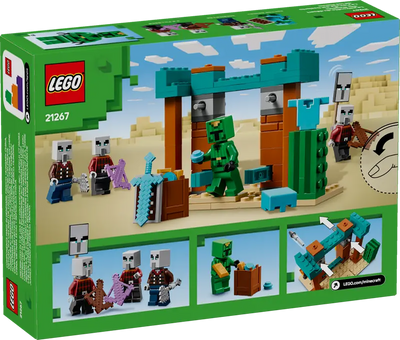 LEGO MINECRAFT 21267 THE ILLAGER DESERT PATROL - Toyworld Frankston