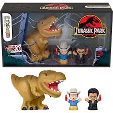 LITTLE PEOPLE - JURASSIC PARK 3 PIECE FIGURE COLLECTOR SET