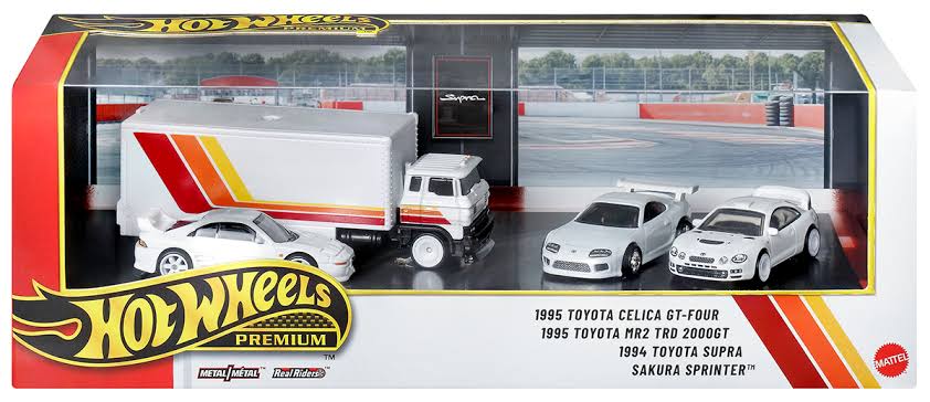 HOTWHEELS PREMIUM COLLECTOR DISPLAY - TOYOTA 90S GARAGE