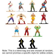 STREET FIGHTER 2 NANO METALFIGS DIE-CAST MYSTERY FIGURE BLIND BAG - Toyworld Frankston