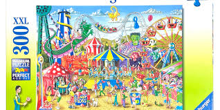 RAVENSBURGER - FUN AT THE CARNIVAL 300 PIECE PUZZEL