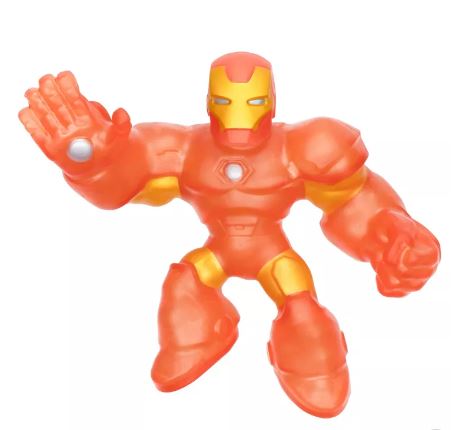 HEROES OF GOO JIT ZU GLOW SURGE - STRETCH AND GLOW IRON MAN