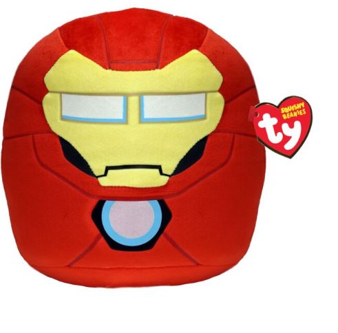 TY SQUISHY BEANIES - MARVEL IRON MAN 35CM PLUSH - Toyworld Frankston