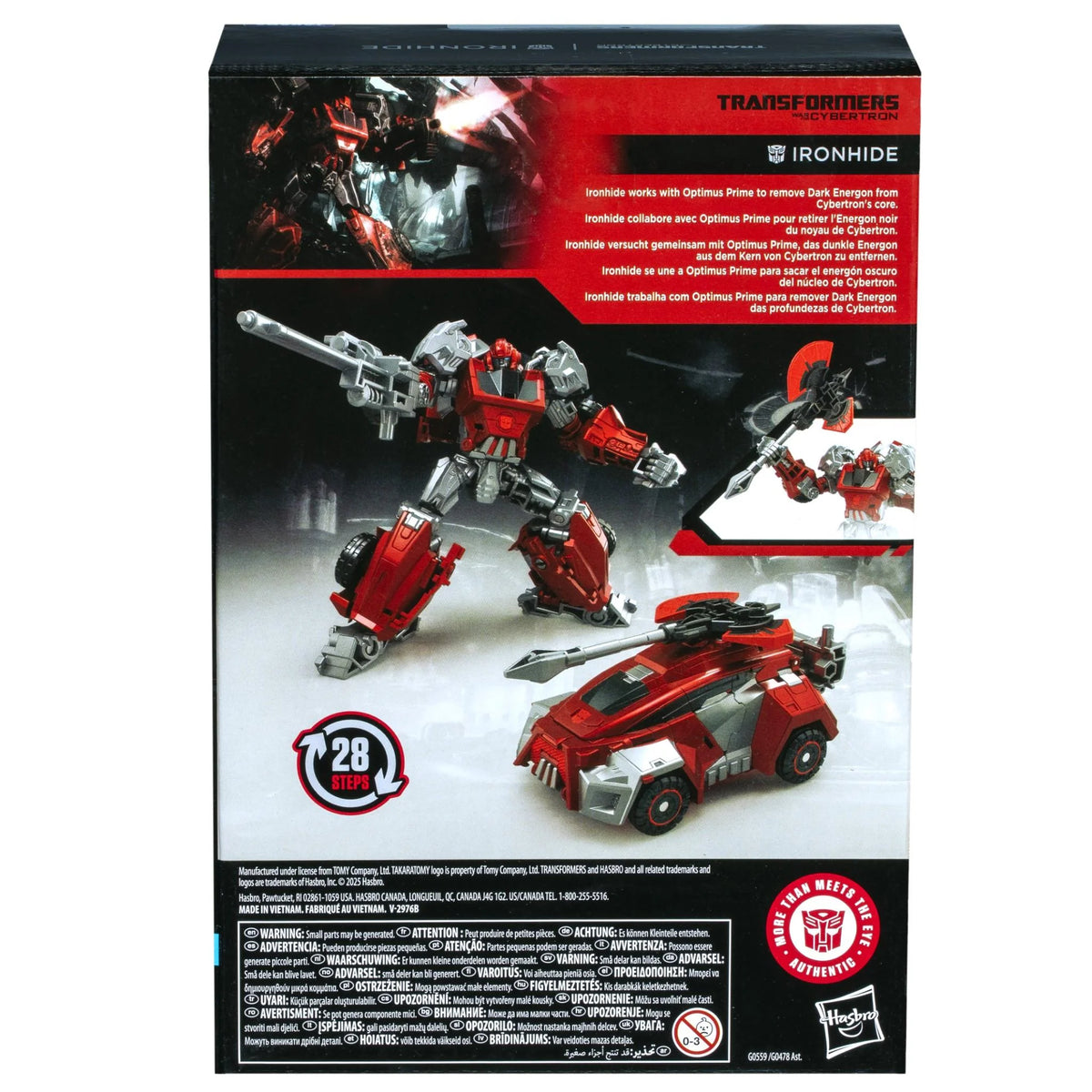 TRANSFORMERS STUDIO SERIES - VOYAGER CLASS IRONHIDE - Toyworld Frankston