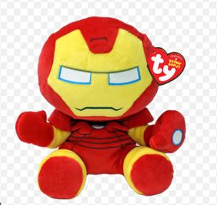 TY BEANIE BOO - MARVEL - IRON MAN REGULAR - Toyworld Frankston