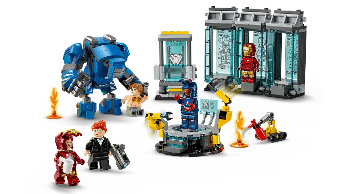 LEGO 76315 MARVEL IRON MAN'S LABORATORY : HALL OF ARMOR