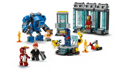 LEGO 76315 MARVEL IRON MAN'S LABORATORY : HALL OF ARMOR