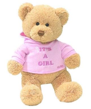 BEAR: ITS A GIRL (PINK) 30CM - Toyworld Frankston