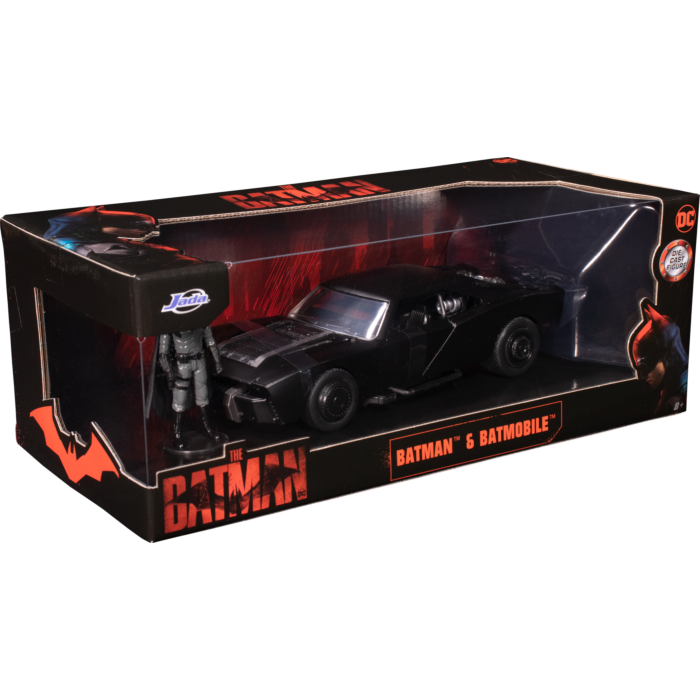 BATMAN (1989) - BATMAN WITH BATMOBILE 1/24TH SCALE HOLLYWOOD RIDES DIE-CAST VEHICLE REPLICA