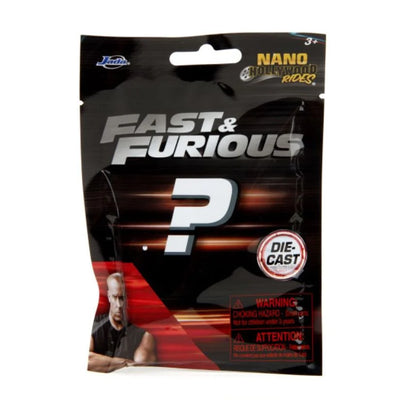 FAST AND FURIOUS NANO HOLLYWOOD RIDES DIE-CAST MYSTERY VEHICLE BLIND BAG - Toyworld Frankston