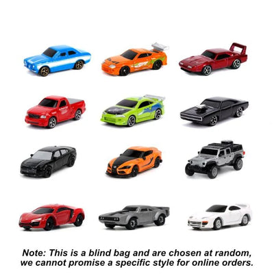 FAST AND FURIOUS NANO HOLLYWOOD RIDES DIE-CAST MYSTERY VEHICLE BLIND BAG - Toyworld Frankston
