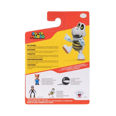 NINTENDO SUPER MARIO 2.5 INCH ARTICULATED FIGURES - DRY BONES - Toyworld Frankston