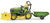 BRUDER JOHN DEERE LAWN TRACTOR WITH TRAILER