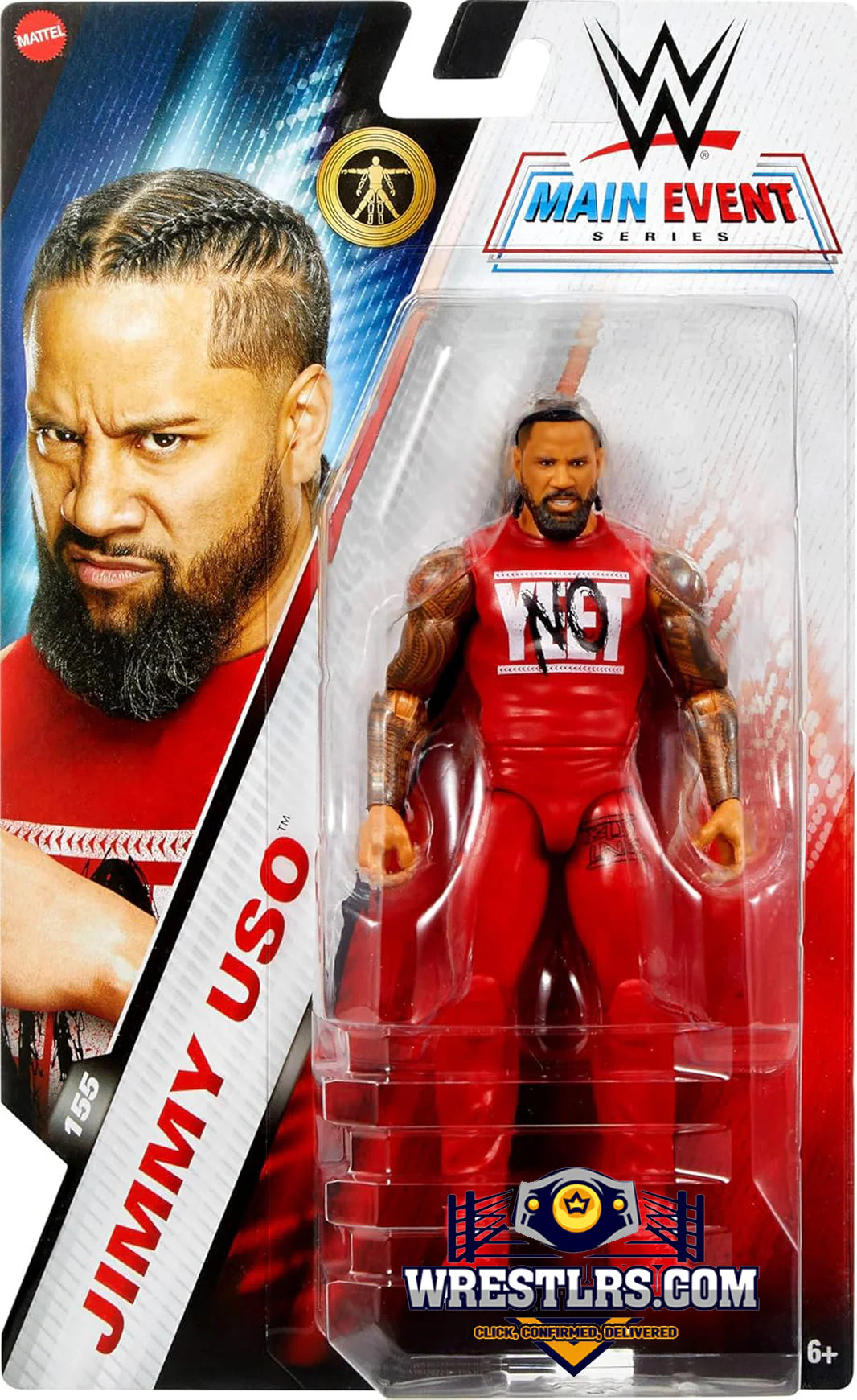 WWE MAIN EVENT SERIES 155 FIGURE - JIMMY USO