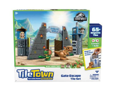 TILES TOWN - JURASSIC WORLD GREAT ESCAPE TILE SET