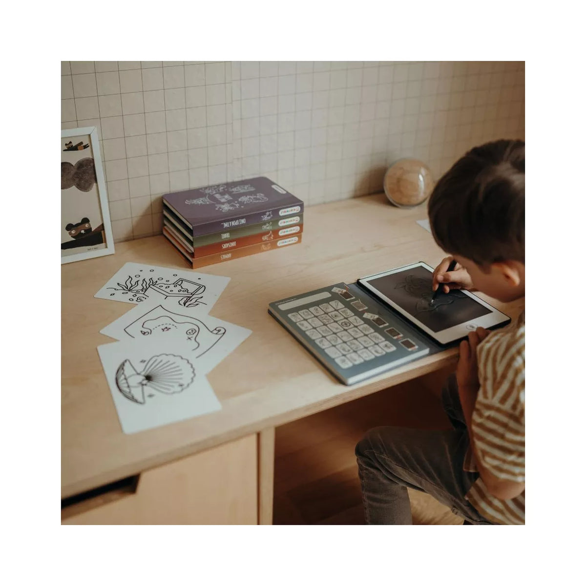 KIDYWOLF - KIDYDRAW LCD TRACING BOOK - TRAVEL