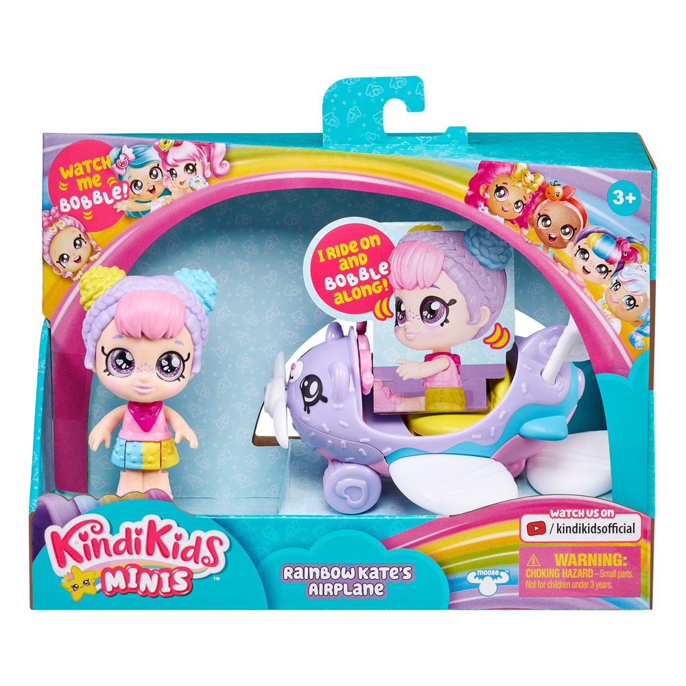 KINDI KIDS MINIS RAINBOW KATES AIRPLANE - Toyworld Frankston