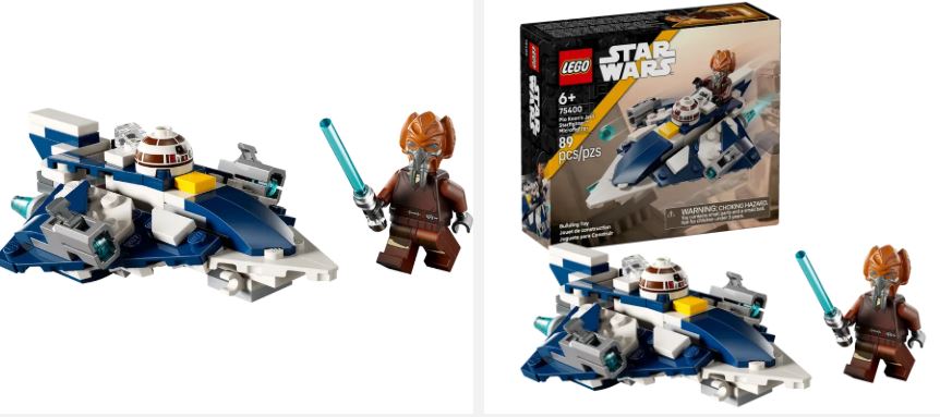 LEGO 75400 STAR WARS - PLO KOON'S JEDI STARFIGHTER MICROFIGHTER - Toyworld Frankston