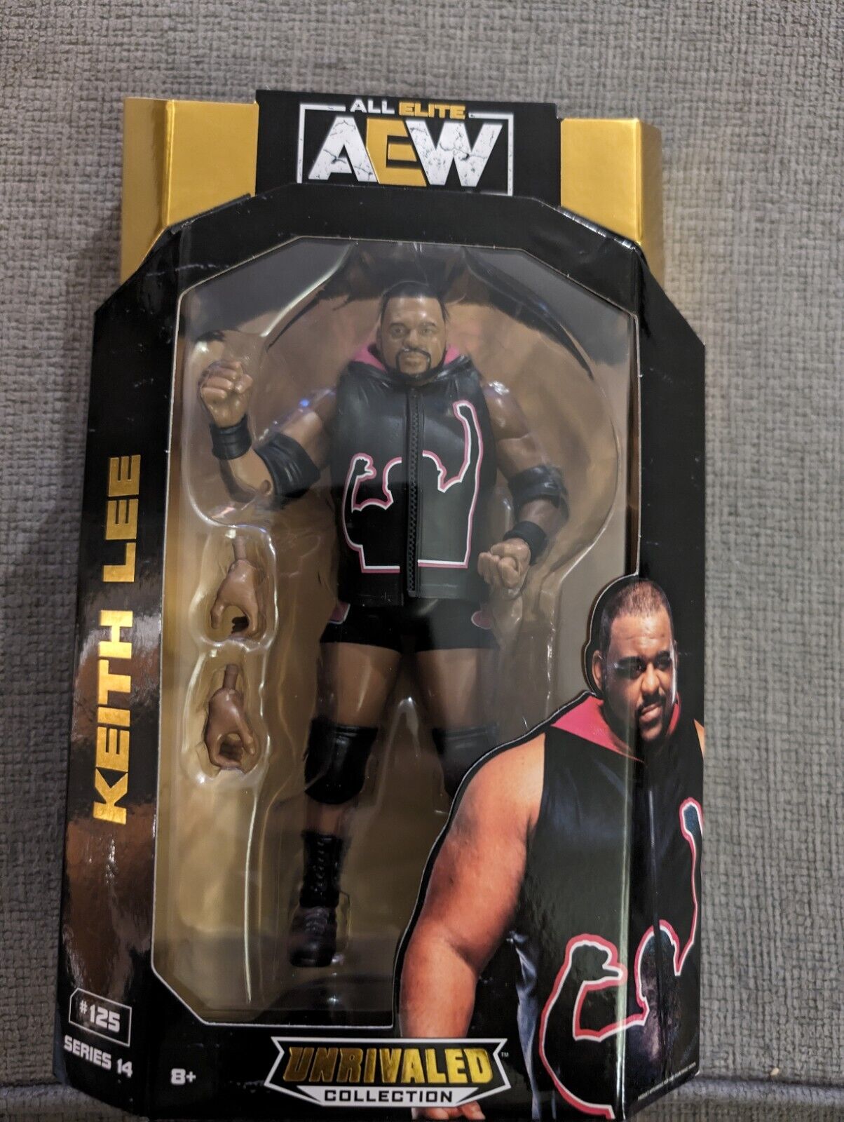 ALL ELITE WRESTLING  UNRIVALED #125 KEITH LEE ACTION FIGURE - Toyworld Frankston