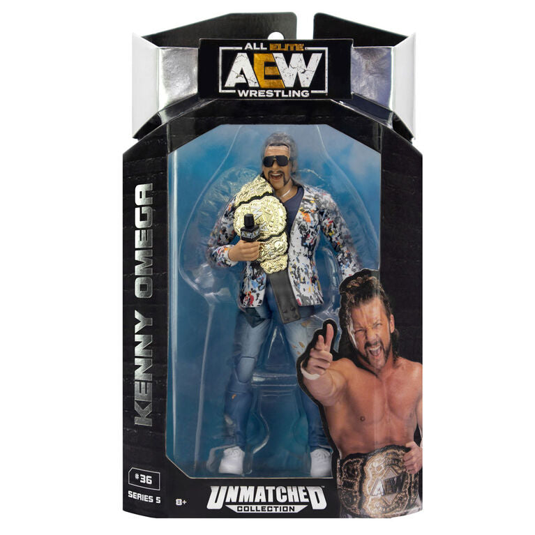 ALL ELITE WRESTLING UNMATCHED #36 KENNY OMEGA ACTION FIGURE - Toyworld Frankston