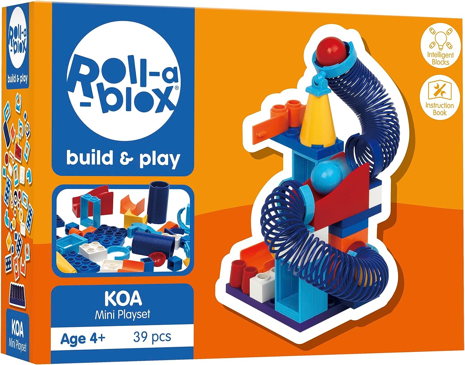 PETERKIN ROLL-A-BLOX KOA MINI PLAYSET 39PC - Toyworld Frankston