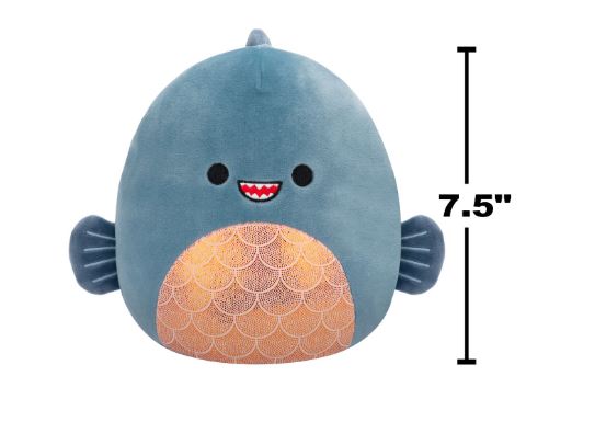 SQUISHMALLOWS - 7.5 INCH PLUSH - KURTZ THE PIRANHA