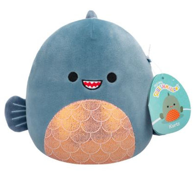 SQUISHMALLOWS - 7.5 INCH PLUSH - KURTZ THE PIRANHA