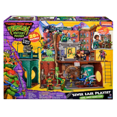 TEENAGE MUTANT NINJA TURTLES - SEWER LAIR PLAYSET - Toyworld Frankston