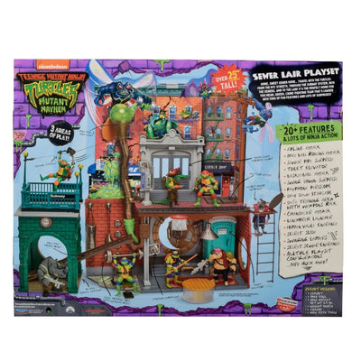 TEENAGE MUTANT NINJA TURTLES - SEWER LAIR PLAYSET - Toyworld Frankston