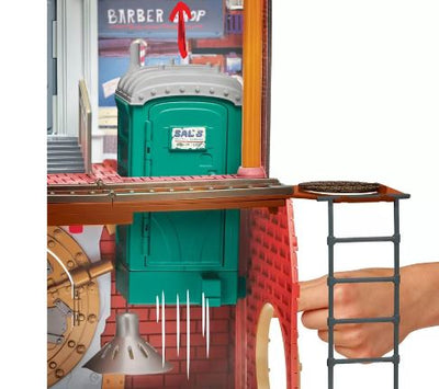 TEENAGE MUTANT NINJA TURTLES - SEWER LAIR PLAYSET - Toyworld Frankston