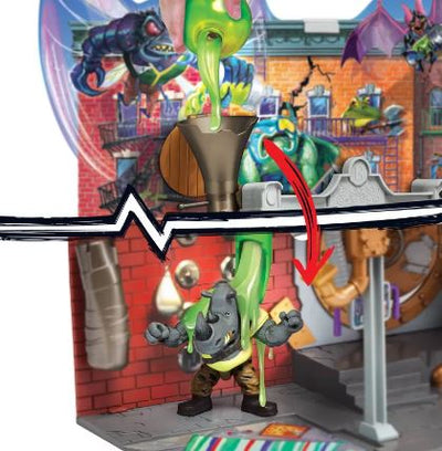 TEENAGE MUTANT NINJA TURTLES - SEWER LAIR PLAYSET - Toyworld Frankston