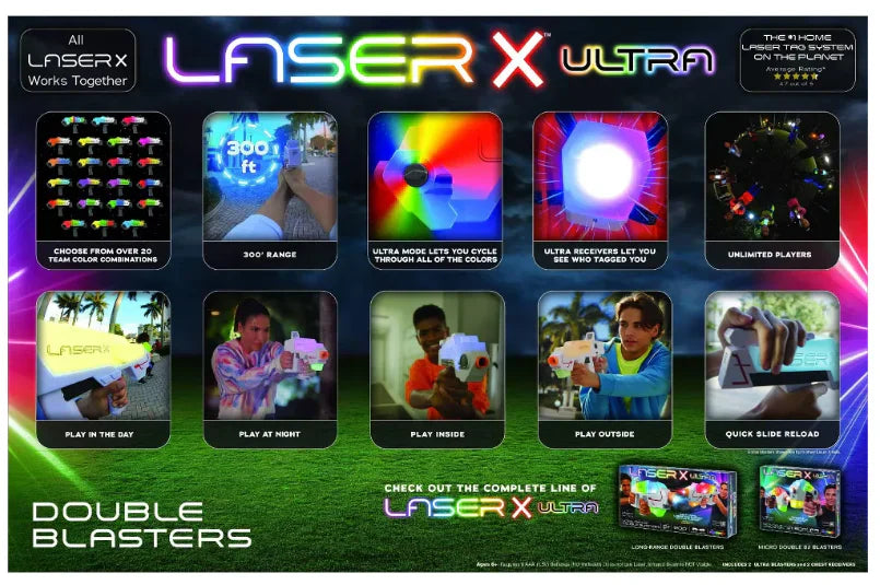 LASER X ULTRA DOUBLE BLASTERS