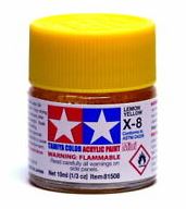 TAMIYA ACRYLIC PAINT MINI X-8 - LEMON YELLOW - Toyworld Frankston