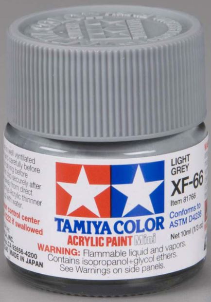 TAMIYA ACRYLIC PAINT MINI XF-66 LIGHT GREY - Toyworld Frankston