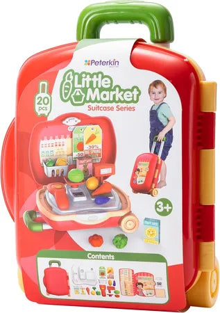 LITTLE MARKET WHEELIE SUITCASE - Toyworld Frankston