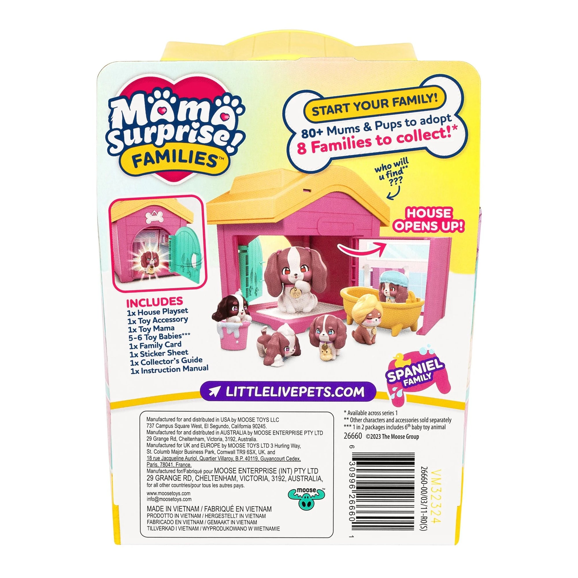 LITTLE LIVE PETS MAMA SUPRISE FAMILIES - SPANIEL FAMILY