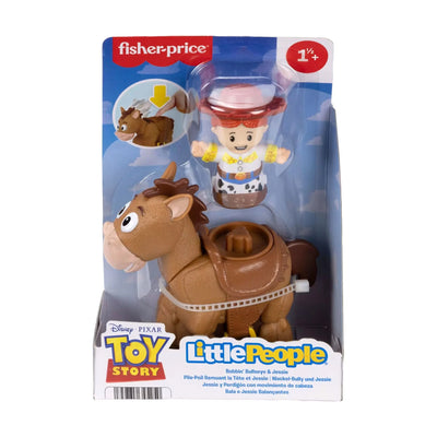FISHER PRICE LITTLE PEOPLE TOY STORY BOBBIN' BULLSEYE AND JESSIE - Toyworld Frankston