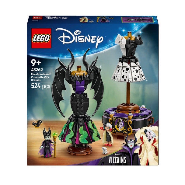 LEGO DISNEY 43262 MALEFICENTS AND CRUELLA DE VILS DRESSES